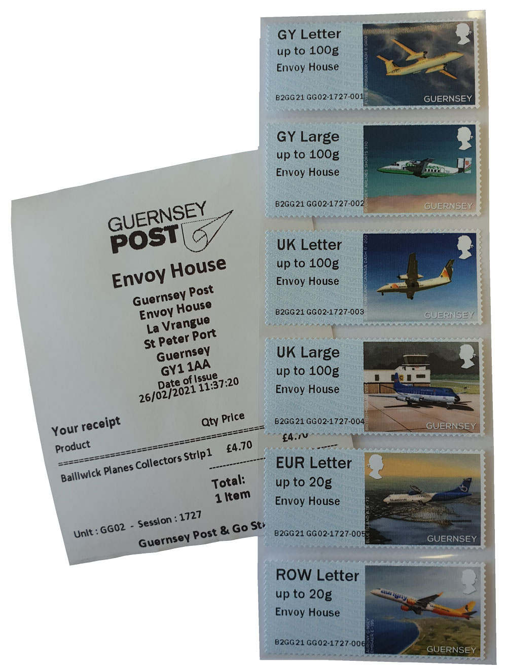 G Series Strips Bailiwick Planes